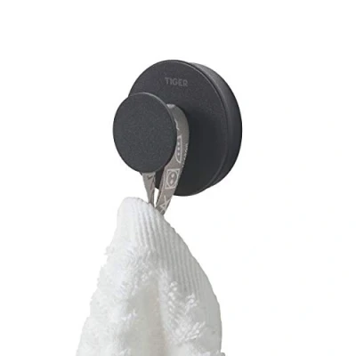 Image of Tiger Urban, Towel hook large, Black, 29x50x50mm