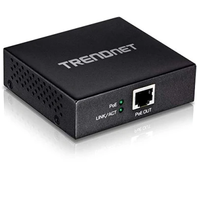 Image of TRENDnet TPE E100 Gigabit PoE+ Repeater Upto 200 m Extension