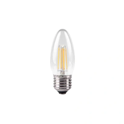 Image of Clear LED Filament Candle Lamps 4.2W E27 Kosnic