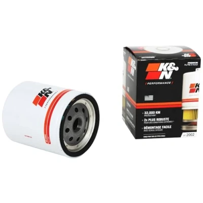 Image of K&amp;N Oil Filter Spin On 94x119mm compatible with Blue Bird, Sterling Truck, Chevrolet, GMC, Workhorse (HP 2002)