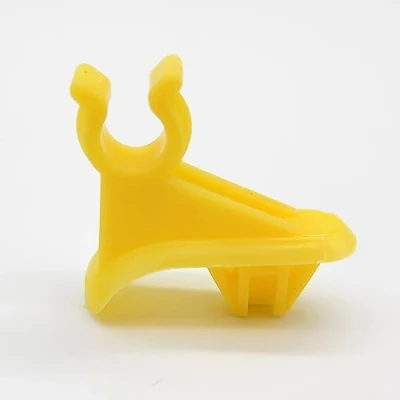 Image of VVO Fasteners Plastic Bonnet Strut or Stay Rod Holder Clip, Yellow (Single)