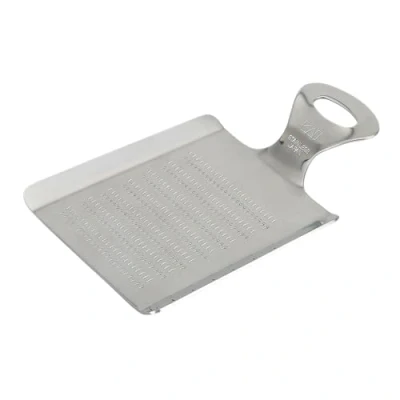 Image of KAI Mini Stainless Steel Grater 10.8 x 7.8 1.7 cm Made of Small, Sharp Teeth for Ginger, Garlic, Wasabi, Citrus Zest Dishwasher Safe
