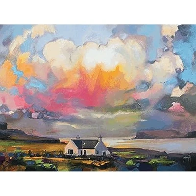 Image of Art Group WDC99494 The Duirinish Skye 60 x 80cm Canvas Print, Multi Colour