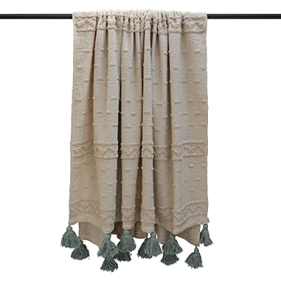 Image of furn. Boho Throw, Seafoam, 130 x 180cm