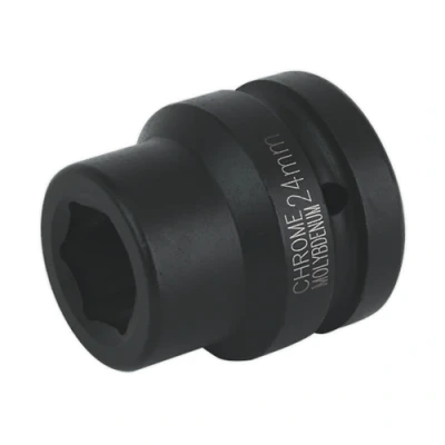 Image of Sealey Premier Impact Socket 24mm 1&quot;Sq Drive