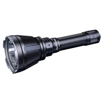 Image of fenix HT18R, Rechargeable Ultra Bright Long Range LED Torch 2800 Lumens 1.1 km 42 Hrs Max Tactical Dual Tail Switches Instant Strobe Red &amp; Green Filters Included IP68