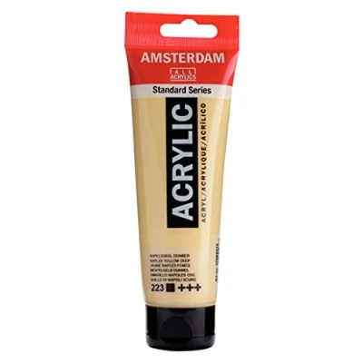 Image of Amsterdam Standard Series Acrylic Tube 120 ml Naples Yellow Deep 223 (17092232)