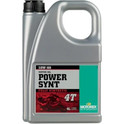 Image of Motorex 10W 60 Power Synt 4T Engine Oil, 4000.0 milliliters