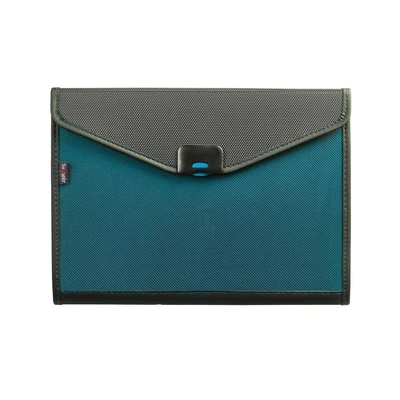Image of Snopake A4 Zeon Turquoise 6 Part Expanding Organiser [Ref: 15893]