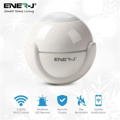 Image of Ener J Smart Wi Fi Wireless Eyeball shape PIR Sensor