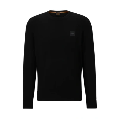 Image of BOSS Kanovano Jumper, Men&#039;s, Size: Small, Black