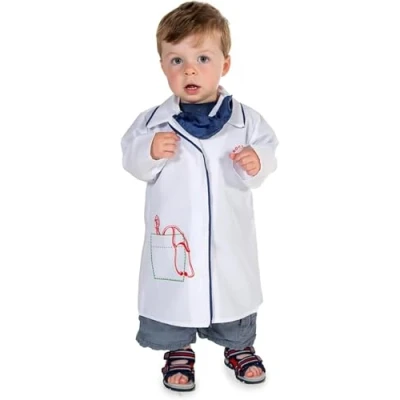 Image of Pretend to Bee 8735 Medical Doctor Fancy Dress Costume for Kids/Toddlers, White, 18 24 Months