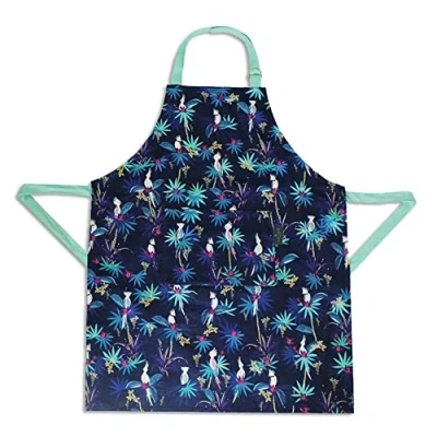 Image of Sara Miller Tahiti Cockatoo Blue Apron