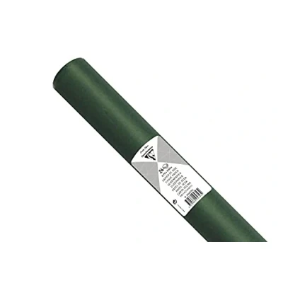 Image of Clairefontaine Ref 394074C Maildor Tissue Paper Roll (24 Sheets) 50 x 75cm, 18gsm Material Suitable for Wrapping, Card Making &amp; Crafting Bottle Green