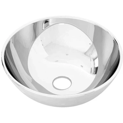 Image of vidaXL Wash Basin 28x10 cm Ceramic Silver