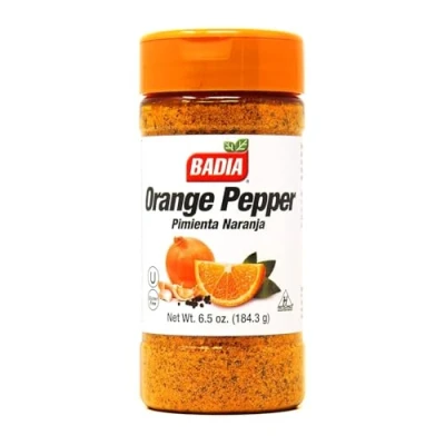 Image of Badia Orange Pepper Seasoning, 184.3g, Pimienta Naranja