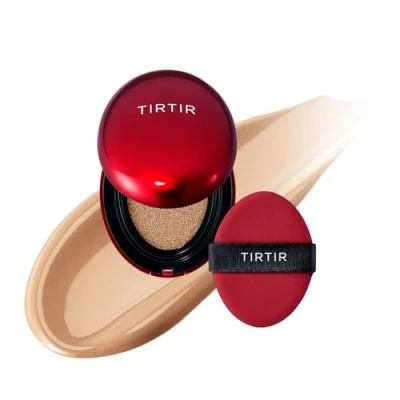 Image of [*Mini Size*] TIRTIR Mask Fit Red Cushion Foundation Japan&#039;s No.1 Choice for Glass skin, Long Lasting, Lightweight, Buildable Coverage, Semi Matte (33N Macchiato, 4.5g (Pack of 1))
