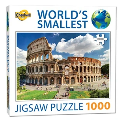 Image of Cheatwell Games 13138 Puzzle World&#039;s Smallest 1000 Piece Jigsaw Colosseum