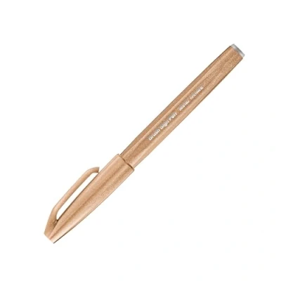Image of Pentel Brush Sign Pen Pale Brown
