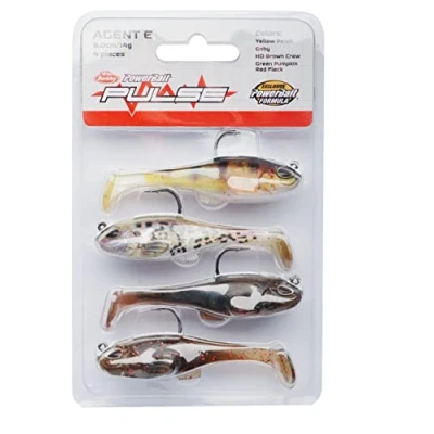 Image of Berkley Pulse Agent E Softbait 4 Pack 5.5cm (10g) Shad