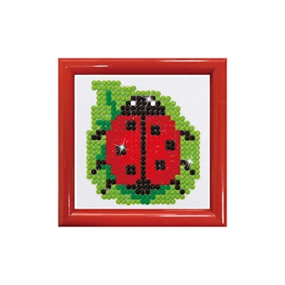Image of DIAMOND DOTZ Painting, Beginner Kit, Lady Luck, 7.6 x 7.6cm