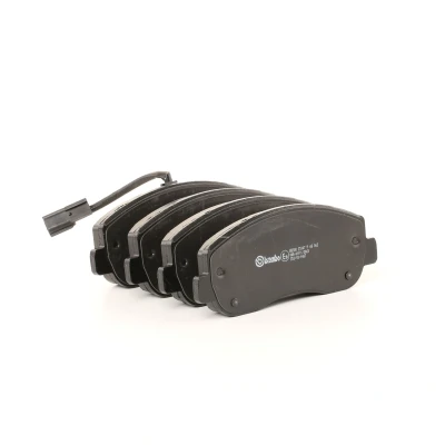 Image of 4106000Q0L, 4106000Q1E, 4106000Q1K, 4106000Q2H, 4106000Q2K Brake pad set BREMBO P 68 062 incl. wear warning contact without accessories