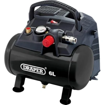 Image of Draper Oil Free Air Compressor, 6L, 1.2kW