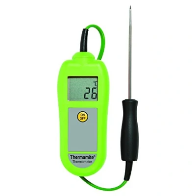 Image of ETI 261 030 Thermamite digital thermometer with food probe Green