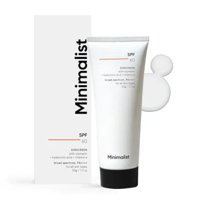 Image of Minimalist Sunscreen SPF 60 PA ++++ With Silymarin, Cream, 50 g (Pack of 1)