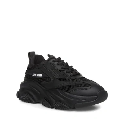 Image of Steve Madden Women&#039;s Possession Sneaker, Black, 7 UK