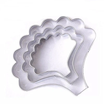 Image of VALINK 3 Piece/lot Carnations Flower Shape Stainless Stee Cookie Cutter, Cake Biscuit Baking Mold, Fondant Decorating Tools, Petal Sugar Paste Mould, Bakeware Supplies