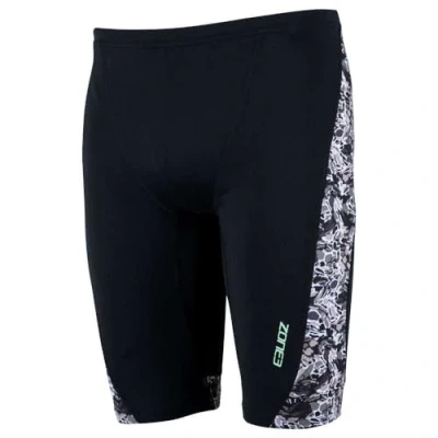 Image of ZONE3 Mens Jammer Pacific Koa Black Green UV Sun Protection and SPF Properties Designed for speed comfort