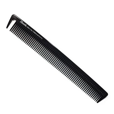 Image of Jäneke Hair Cutting Comb 55812 Carbon 22 cm (Anti Static Continuous Wide Tooth + with Partition (812)
