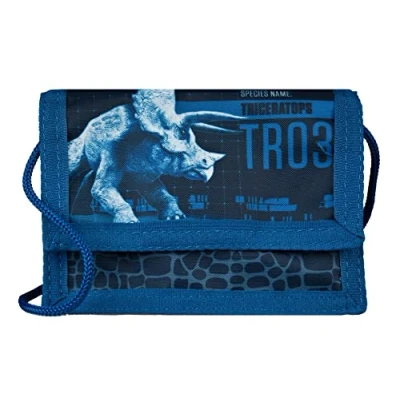 Image of Jurassic World JURP7000 Wallet, blue, 9 x 14,5 0,5 cm, Classic