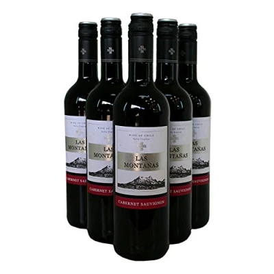 Image of Las Montanas Cabernet Sauvignon Wine, 75 cl, Case of 6