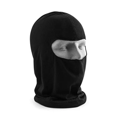 Image of Beechfield Microfibre Balaclava Face Covering Black