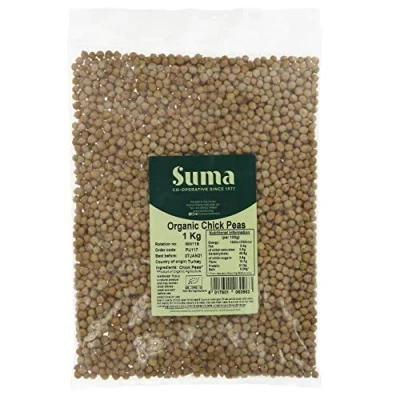 Image of Suma Wholefoods Organic Chickpeas, 1 kg