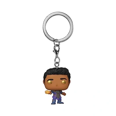 Image of Funko POP! Keychain: Marvel Eternals Kingo the Novelty Keyring Collectable Mini Figure Stocking Filler Gift Idea Official Merchandise Movies Fans Backpack Decor
