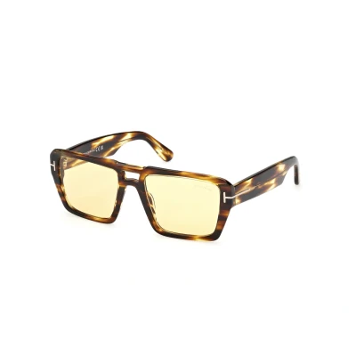 Image of TOM FORD Man FT1153 REDFORD 52E Sunglasses Acetate Squared Photochromatic