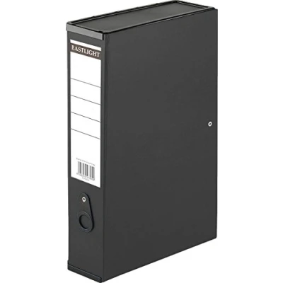 Image of ValueX Box File Paper on Board Foolscap 70mm Capacity 75mm Spine Width Clip Closure Yellow