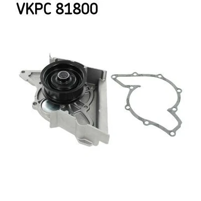 Image of 078121004B, 078121004C Water pump SKF VKPC 81800 with gaskets/seals Cast Iron for V ribbed belt use AUDI: Coupe B3, 80 B4 Saloon, A8 D2