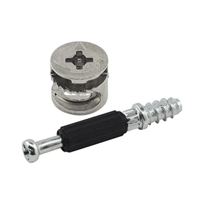 Image of Secotec VAS146 HETTICH Eccentric Furniture Cabinets Rastex 15 Material: Zinc Die Cast Nickel Plated Pack of 50