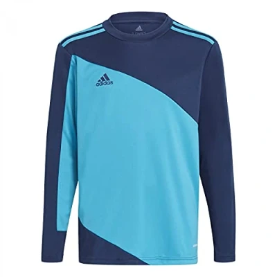 Image of adidas Boy&#039;s Squad Gk21 Jsyy Sweatshirt, Navblu/Agufue, 11 12 Years UK