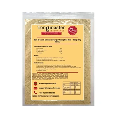 Image of Salt &amp; Chilli Chicken Burger Complete Mix 100g (1kg Batch)