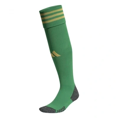 Image of adidas Adi 23 Socks, Team Green/semi Spark, 6.5 8