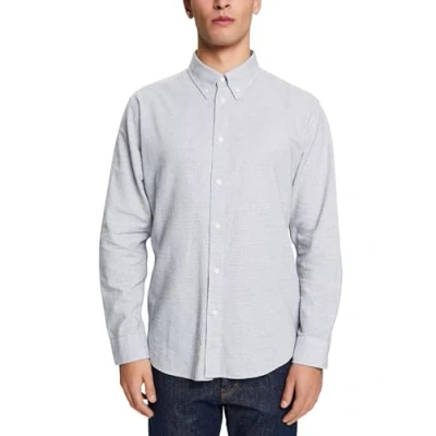 Image of ESPRIT Men&#039;s 103EE2F312 Shirt, 100/WHITE, L