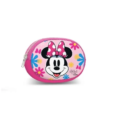 Image of Disney Minnie Mouse Floral Pill Coin Purse, Pink, 12 x 8.5 cm