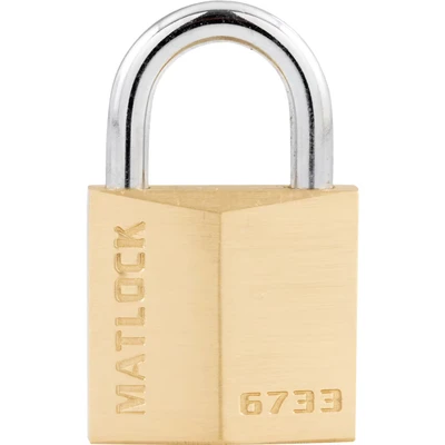 Image of Matlock Brass Key Padlock 30mm