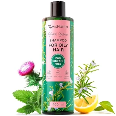 Image of Vis Plantis Szampon do Włosów z Tendencją Przetłuszczania Ekstraktem Rozmarynu Ostropestu i Melisy 400ml
