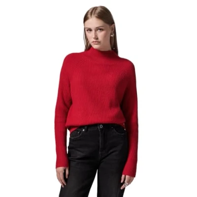 Image of Street One Studio Women&#039;s F302906 Knitted Jumper, Urban Red, 16